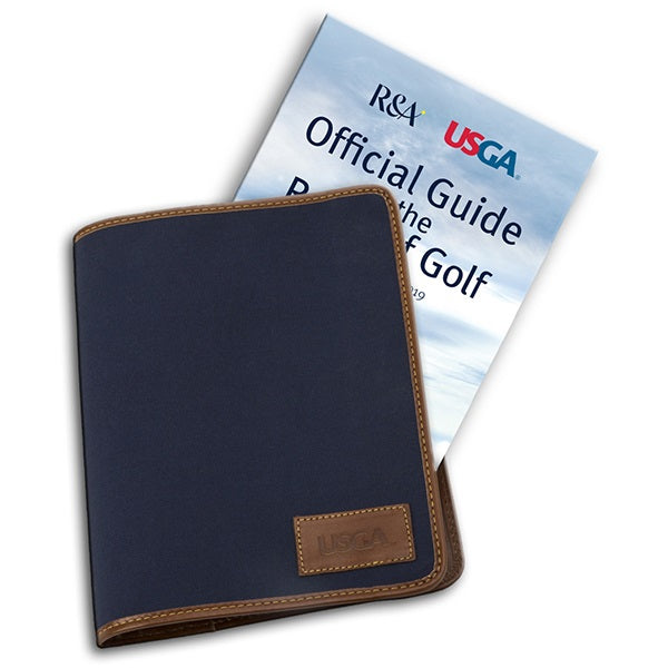 Navy Canvas Cover for the Official Guide to the Rules of Golf