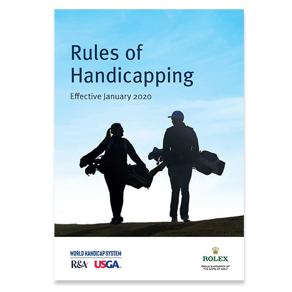Rules of Handicapping, effective January 2020