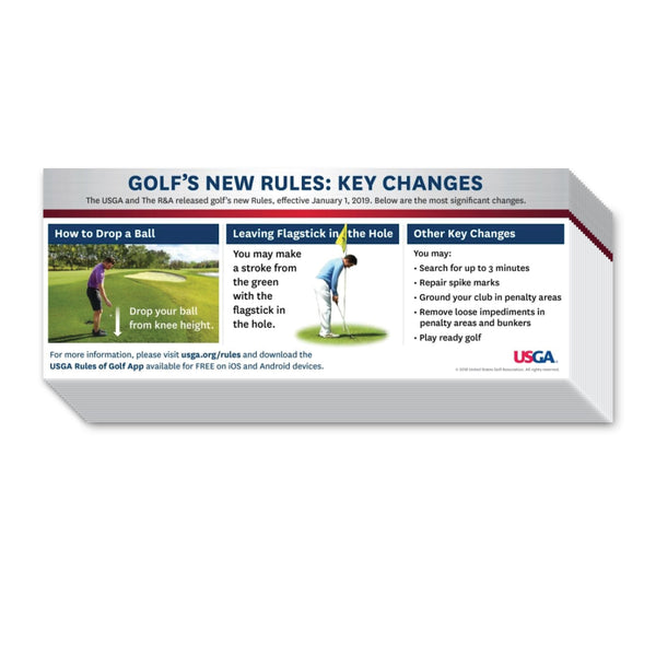 Golf’s New Rules: Key Changes – Cart Sticker/Decals